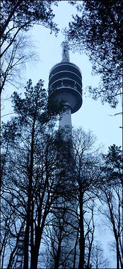 Fernsehturm Schäferberg im winter