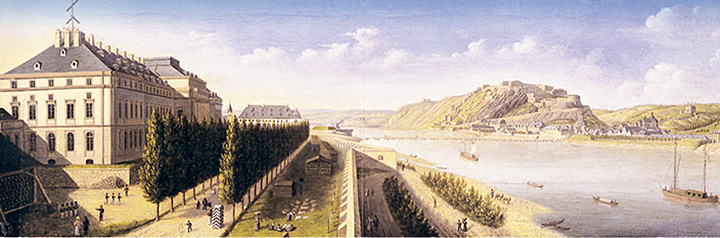 Postkarte, Schloss Koblenz