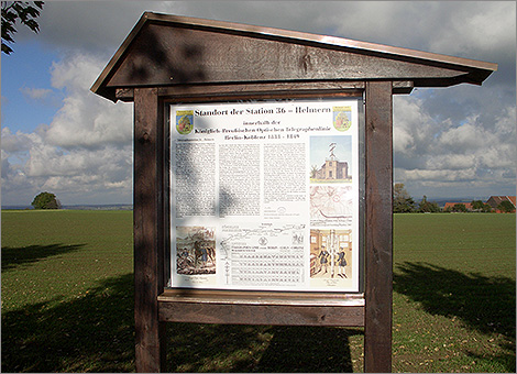 Helmern, Informationstafel